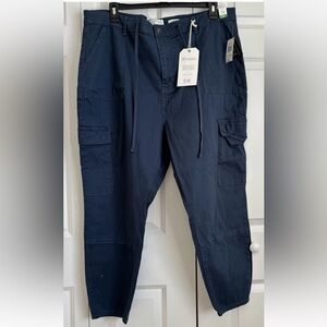 Regeneration Women's Pants Cargo Blue High Rise Skinny Size 20 or 24 Cotton